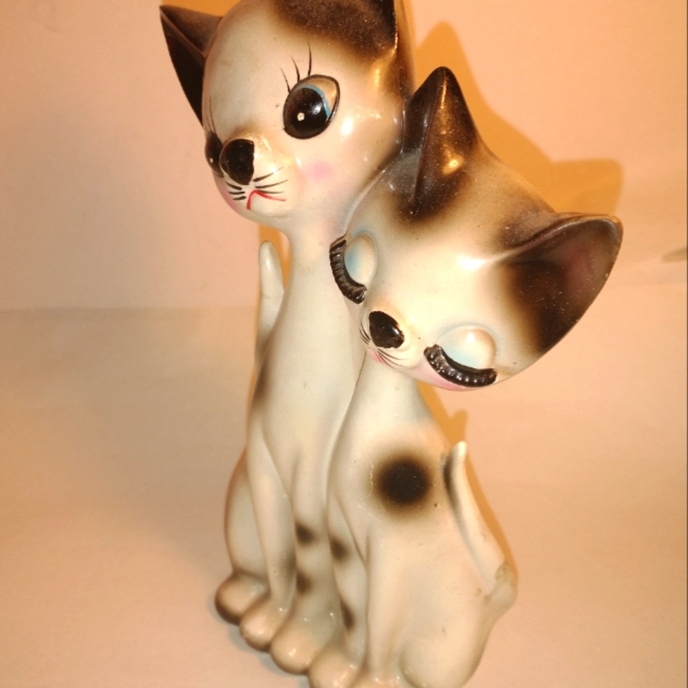 Mid Century Vintage Siamese Kittens. Rare". - Picture 3 of 5